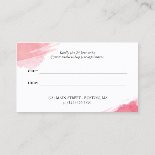 Broussettes - Rendez-vous de maquillage de calligr (Dos)