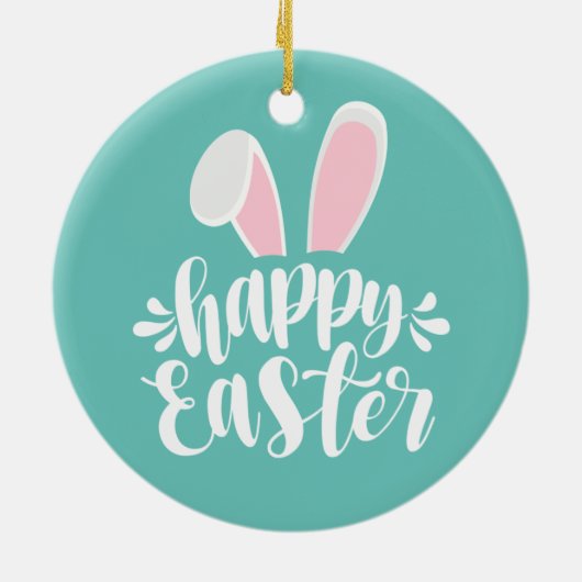 Broustillante Oreilles Joyeuses Pâques | Ornement (Dos)