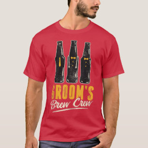 BrouwCrew Bruidegom Funny Bruidsjonkers Bachelorfe T-shirt