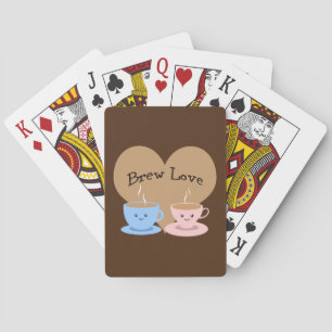 Brouwe liefde! Coffee Mugs Pokerkaarten