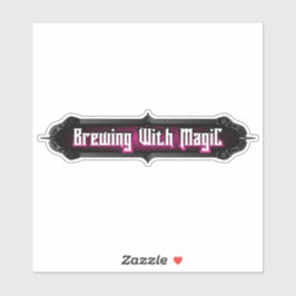 Brouwen met Magic Logo Sticker