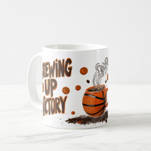 Brouwen voor basketbal enthousiastelingen koffiemok