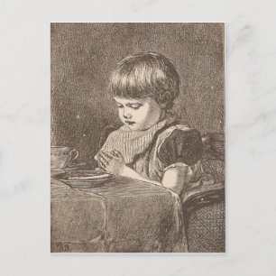 Brouwen voor de maaltijd briefkaart