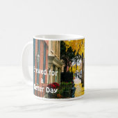 Brouwen voor een betere dag koffiemok (Voorkant links)