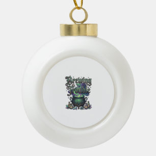Brouwende Problemen Ketel Draak Alchemie Kristalle Keramische Bal Ornament