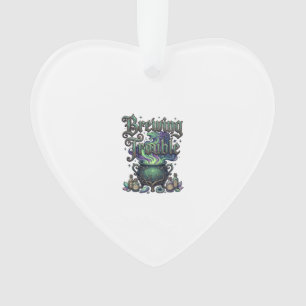Brouwende Problemen Ketel Draak Alchemie Kristalle Ornament