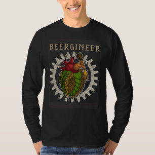 Brouwer bier hoppen bier drinker brouwerij drinken t-shirt