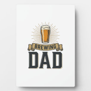 Brouwer Vader Bier Vintage Gravure Shirt Ontwerp_1 Fotoplaat