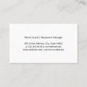  Brouwerij Badge Design | restaurant Visitekaartje (Achterkant)