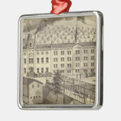 Brouwerij en mouterij van A Reymann Metalen Ornament (Links)