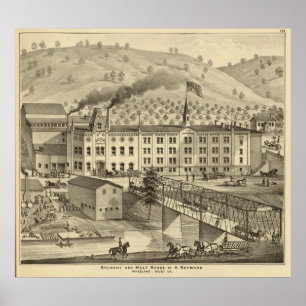 Brouwerij en mouterij van A Reymann Poster