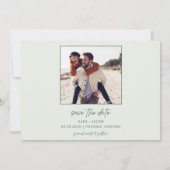 Brouwerij Grappige Gratis Drinken Foto Bruiloft Save The Date (Achterkant)