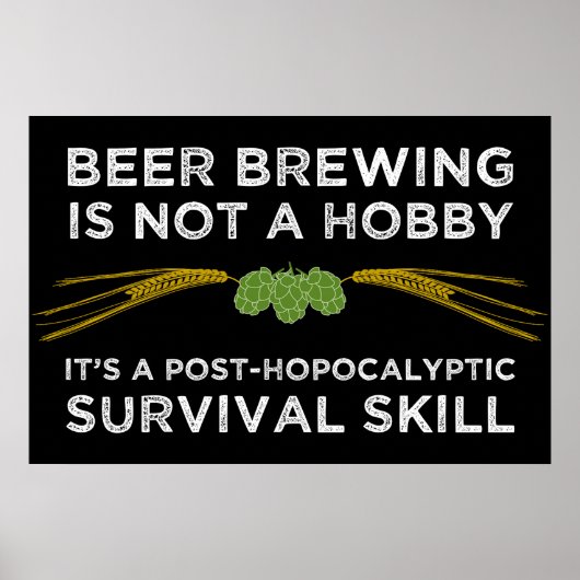 Brouwerij na de Hopocalyptische overlevingsvaardig Poster (Voorkant)