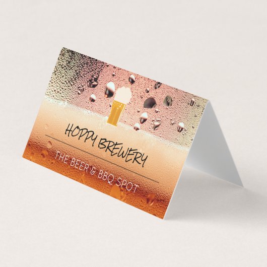Brouwerij | Pub House | Mok bier Visitekaartjes (Voorkant)