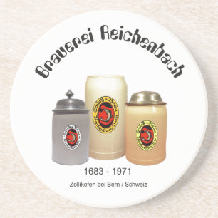 Brouwerij Reichenbach Bern bierviltje Zandsteen Onderzetter