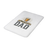 Brouwerij Vader Bier Vintage Gravure Shirt Ontwerp Badmat (Gekanteld)