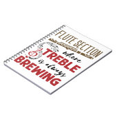 Brouwerij van de bundel van de vlottensectie notitieboek (Linkerzijde)