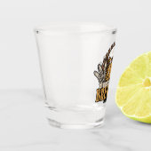 Brouwerij voegt de naam van de brouwerij van de br shot glas (Links)