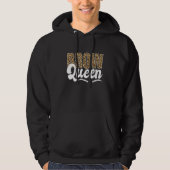 Brow Queen Brow Artist Brow Tech Leopard Brow Quee Hoodie (Voorkant)