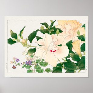 Browallia, Hibiscus door Tanigami Konan Poster