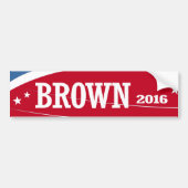 BROWN 2016 BUMPERSTICKER (Voorkant)