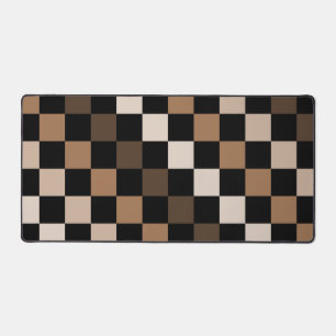 Brown À damiers noir En vichy Motif