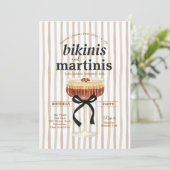 Brown A Tini Bit Older Party Espresso Martini  Kaart (Staand voorkant)