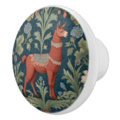 Brown Alpaca William Morris stijl Rechts Keramische Knop (Rechts)