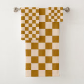 Brown and beige checkerboard pattern (En situation)