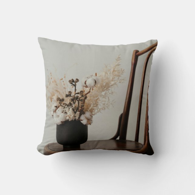 Brown and Cream Sierkussen (Voorkant)