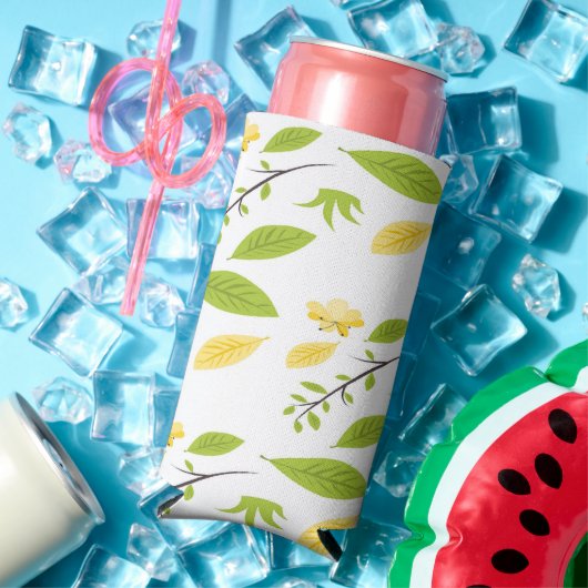 Brown and green leaves on white (Insitu Zomer)