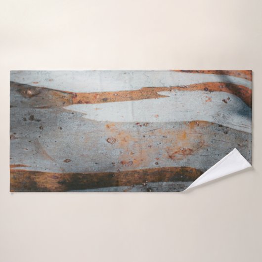 Brown and grey tree trunk (Serviette de bain)