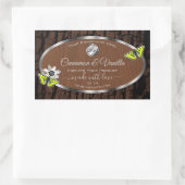 Brown Arbre Arbre Argent Cadre produit Étiquette L (Sac)