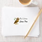 Brown Athenian Owl Etiket (Insitu)