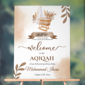 Brown Automne Feuilles Poussette Bébé Garçon Aqiqa (Neutre)