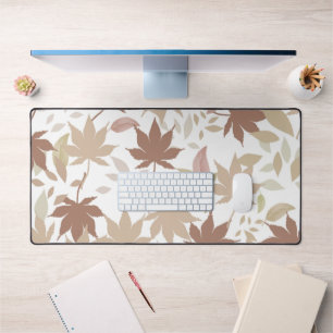 Brown Automne Floral Feuille Y2K Motif