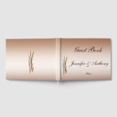Brown Automne Harvest Mariage Livre d'invité (Complet)