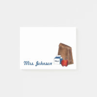 Brown Bag Sack School Lunch Lady Teacher Cafeteria