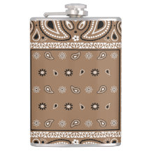 Brown Bandana Paisley Country Hip Hop Cowboy