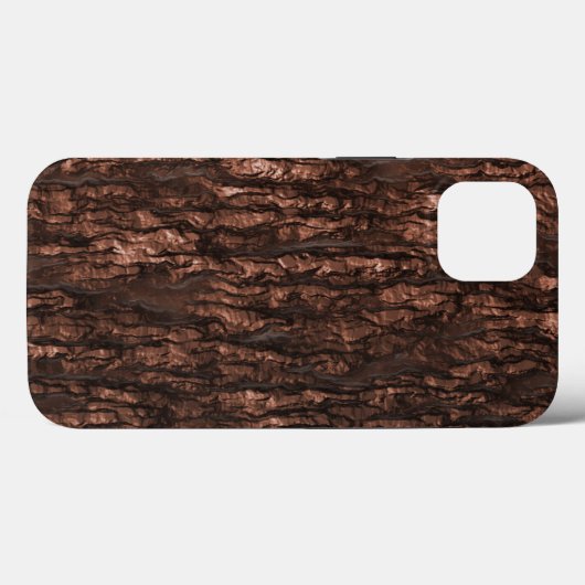 Brown Bark Camo coque iphone (Verso (horizontal))