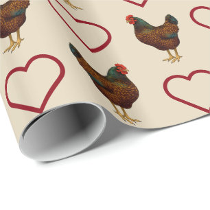 Brown Barnevelder Hen Chicken Cadeaupapier