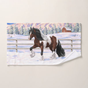 Brown Bay Gypsy Vanner Draft Horse