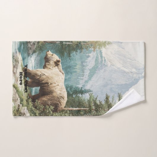 Brown Bear Bad Handdoek (Handdoek)