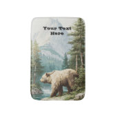 Brown Bear Badmat (Voorkant Verticaal)