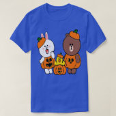 Brown bear cony bunny rabbit duck pumpkins t-shirt (Design voorkant)