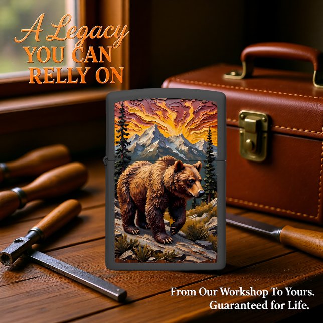 Brown Bear Mountain Sunset Relief (Creator heeft geüpload)