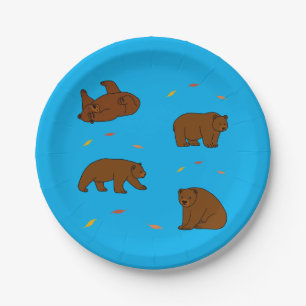 Brown Bears Papieren Bordje