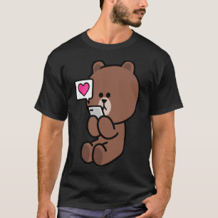 Brown Beer Cony Bunny Rabbit stuurt al mijn liefde T-shirt