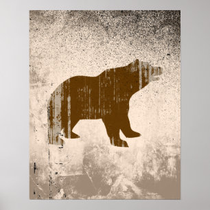 BROWN-BEER in nood Poster