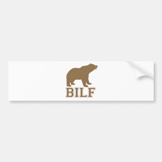 BROWN BILF BUMPERSTICKER (Voorkant)